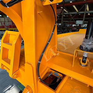 LUYI Semi-remorque surbaissée à col de cygne 80 tonnes 4 essieux détachables Grooseneck Heavy Objects Carrier Low Boy Flatbed Truck Trailers - Product Image 3