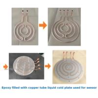 Plaque de refroidissement liquide anti-fuite haute efficacité en aluminium usiné CNC pour dissipation thermique du processeur de serveur