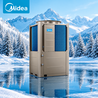 Pompe à chaleur air-eau industrielle R410A 147000 BTU/h à circuit sous pression pour hôpitaux, cantines et cuisines commerciales – Générateur d'eau chaude