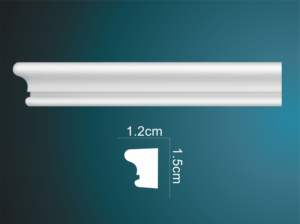 Moulage en polyuréthane ignifuge polyvalent de style <span class=keywords><strong>rococo</strong></span> français, mousse PU imperméable, accent mural intérieur - Product Image 2