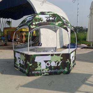 Tenda pameran dagang kualitas tinggi tenda kubah kios heksagonal tenda kanopi kios kubah glamor - Product Image 3
