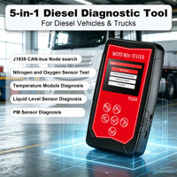 Testeur de capteur d'azote, d'oxygène et de NOx WOYO PL024 pour véhicules diesel, détecteur de niveau d'urée/PM/liquide, outil de diagnostic pour camions