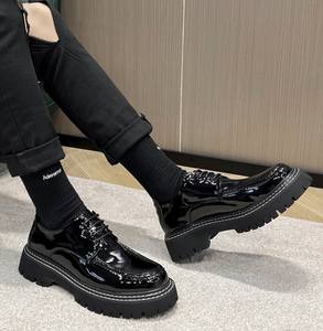 UP-1265J scarpe <span class=keywords><strong>eleganti</strong></span> da <span class=keywords><strong>uomo</strong></span> con suola spessa <span class=keywords><strong>stringate</strong></span> <span class=keywords><strong>eleganti</strong></span> scarpe <span class=keywords><strong>eleganti</strong></span> da sposa con punta tonda - Product Image 4