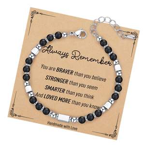 2024 Regalos de graduación Tiny Gemstone Graduation Bracelet Kindergarten 5th 8th Grade High School College Graduation Gifts - Product Image 2