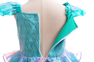 ชุดเดรสเจ้าหญิงแอเรียลฮาโลวีน3-12ปีสำหรับเด็กผู้หญิงชุดผ้าทูลเลชุดนางเงือกน้อยแฟนซีสำหรับปาร์ตี้วันเกิด - Product Image 5