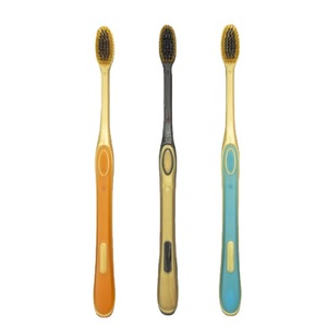 Cepillo de dientes clásico de carbón de bambú con cerdas suaves Mc7232, cepillo de dientes manual para adultos para cepillar los dientes y limpiarlos - Product Image 5