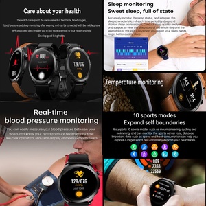 E420 <span class=keywords><strong>Montre</strong></span> intelligente pour la santé du sang <span class=keywords><strong>Montre</strong></span> intelligente pour homme étanche IP68 Fitness Tracker ECG Moniteur de pression artérielle Température Smartwatch - Product Image 3