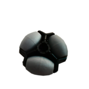 Diamètre extérieur 82mm Roue omnidirectionnelle WE-02 Stone Tire Foley Wheel Roues combinées simple face - Product Image 1