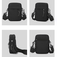 Groothandel Oxford Trending 2025 Tassen Heren Op Maat Kleur Logo Materiaal Crossbody Telefoon Messenger Schouder Mini Sling Bag voor Heren