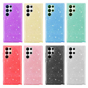 Custodia 3 in 1 Antiurto alla Moda per Ragazze per <span class=keywords><strong>Samsung</strong></span> S25 <span class=keywords><strong>Ultra</strong></span> <span class=keywords><strong>Cover</strong></span> Glitterata <span class=keywords><strong>S22</strong></span> S23 Plus Custodia Brillante Rosa Oro Glitterata - Product Image 6