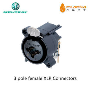 Connecteurs XLR/<span class=keywords><strong>Jack</strong></span> 3 broches mâle femelle NCJ6FA-H <span class=keywords><strong>Prise</strong></span> pour connecteurs audio <span class=keywords><strong>Neutrik</strong></span> - Product Image 2