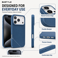 Coque de téléphone personnalisée en paille de blé écologique pour iPhone 17 18 Pro, gravure de précision, antichoc, finition mate, fabricant OEM ODM