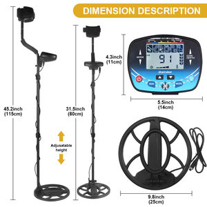 מכונת גלאי מתכת TX-910 סורק זהב עמוק גלאי אדמה עמוק גלאי מתכות מחיר טוב - Product Image 5