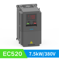 Variador de Frecuencia EC520 Trifásico 380V 7.5kW, Inversor de Frecuencia AC, VSD, VFD para Bomba Solar