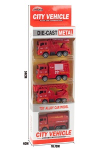 Camión de juguete de aleación de zinc y plástico para niños, modelo de gran Idea de regalo, colección de simulación de camión de <span class=keywords><strong>bomberos</strong></span> y camión de escalera para jugar - Product Image 6