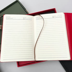 AP Venta al por mayor de lujo A5 diario de cuero cuaderno personalizado diario de oficina de negocios con bolígrafo promocional de lujo conjunto de regalo corporativo - Product Image 2