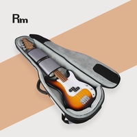 Housse de transport pour basse GB17-B Rm Rainbow Instrument OEM ODM Oxford avec rembourrage 30 mm, intérieur en panneau rigide imperméable et sangle de transport