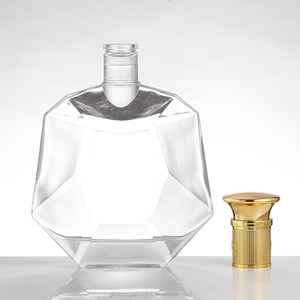 Botella de licor vacía de 375 ml con forma de animal, de vidrio, para vodka, ginebra, whisky, ron, <span class=keywords><strong>tequila</strong></span>, con tapa de rosca. - Product Image 4