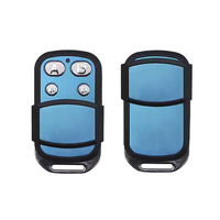 Duplicateur de télécommande automatique de porte de garage à 4 boutons avec code fixe et code d'apprentissage Couvercle coulissant en plastique face à face