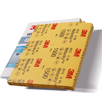 Papier abrasif 3M de haute qualité 401Q, grain 1000 à 2000, feuille de papier abrasif pour ponçage humide et sec