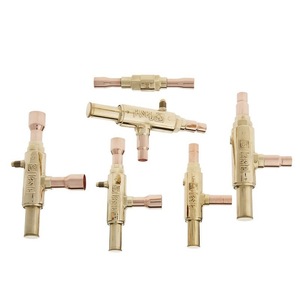Castel Valve <b>Refrigeration</b> Parts 1/2 In Copper Brass T Type For Cooling Systems - Product Image 1
