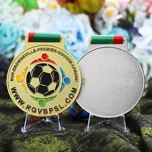 Medaglie Sportive Personalizzate in Lega di Zinco Smaltate Multicolore per Calcio, Competizioni Giovanili e Regali per Club - Product Image 4