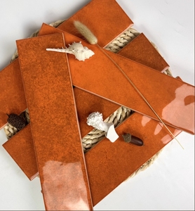 75x300mm 지하철 타일 황금 노란색 광택 및 방수 욕실 및 주방 3x12 인치 세라믹 잉크젯 지하철 타일 공장 직접 - Product Image 4