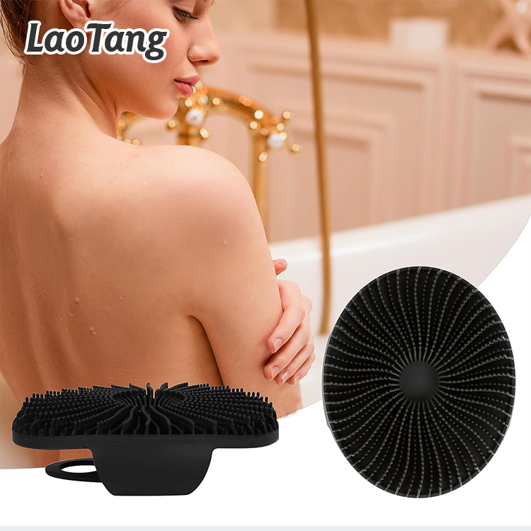 Bathroom Silicone Body Scrubber Handheld Shower