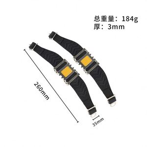 Crampons à glace en silicone à 4 dents - Plaques antidérapantes universelles pour enfants, crampons à neige, griffes à glace pour chaussures d'hiver et d'escalade en extérieur - Product Image 2