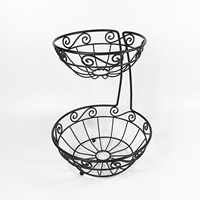 Nouveau panier suspendu en fer écologique pour fruits, légumes, bananes, support de rangement multifonctionnel pour cuisine