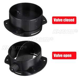 Valve de régulation de sortie d'air pour chauffage de voiture 75/90 mm, connecteur d'échappement réglable pour chauffage diesel Webasto Eberspacher - Product Image 2