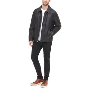 Veste en cuir personnalisée de haute qualité pour hommes, élégante, durable, en cuir véritable, vêtements d'extérieur, veste de mode streetwear OEM pour hommes - Product Image 5
