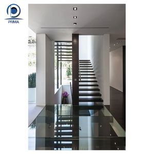 Prima Thời Trang Thẳng Cầu Thang Thanh Lịch Vuông Cầu Thang Đơn Giản Dễ Dàng Để Cài Đặt Mono Ráp dây Kim Loại Cầu Thang Loft Cầu Thang Đoạn Đường Với Bài - Product Image 6