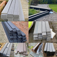 Planches de terrasse en WPC co-extrudées à grain de bois, imperméables, pour usage hôtelier et terrasses extérieures, avec gaufrage profond