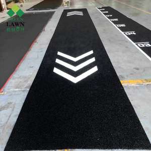 Revêtement de sol de salle de sport de haute qualité, <span class=keywords><strong>gazon</strong></span> <span class=keywords><strong>synthétique</strong></span> noir, <span class=keywords><strong>gazon</strong></span> artificiel personnalisé pour le fitness - Product Image 3