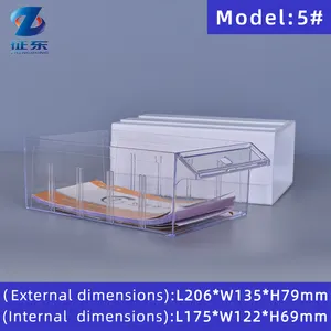 서랍 유형 기술 서랍 내각 기술 저장통 책상 조직자 상자 플라스틱 서랍 기술 저장