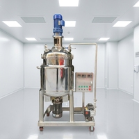 Cuve de mélange en acier inoxydable DZJX pour savon liquide et shampoing avec agitateur homogénéisateur pour la production de détergents et de cosmétiques