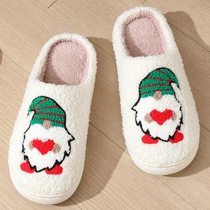 Pantoufles en Coton de Gros pour Femmes Automne et Hiver, Design Dessin Animé, Type Grand-Père Barbe Blanche, Nains, Douillettes, Fantaisie et Tendance - Product Image 5