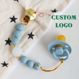 Cuentas <span class=keywords><strong>de</strong></span> silicona <span class=keywords><strong>de</strong></span> grado alimenticio a prueba <span class=keywords><strong>de</strong></span> dientes <span class=keywords><strong>de</strong></span> bebé personalizadas Clip <span class=keywords><strong>de</strong></span> acero dorado y plateado Clip <span class=keywords><strong>de</strong></span> chupete <span class=keywords><strong>de</strong></span> bebé universal sin BPA - Product Image 3