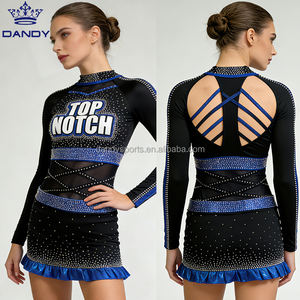 Benutzer definierte Dandy Sexy Strap ped Back Sublimierte Cheerleading Uniform Tanz uniformen Cheer Uniform - Product Image 5
