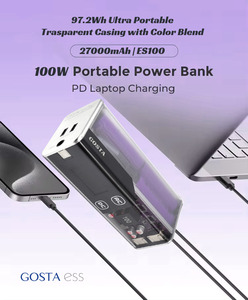 AA121902 GOSTA ES100 97.2Wh 100W 200W Power Bank Portatile Versatile con Torcia LED, Batteria ad Alta Capacità per Laptop e Telefono - Product Image 5