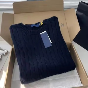 Suéter <span class=keywords><strong>de</strong></span> Punto Grueso con Logotipo Personalizado para Hombre, Estilo Casual, Cálido, Vintage, <span class=keywords><strong>de</strong></span> <span class=keywords><strong>Lana</strong></span> - Product Image 1