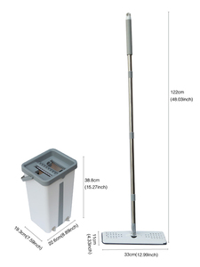 Mới Nhất Phẳng Nhanh Chóng Làm Sạch Lau 360 Sợi Nhỏ Bóp Xô Với Nhà Khô Và Ướt Lau - Product Image 6