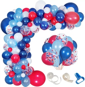 142pcs Blue White Red Balloon Garland <strong>Arch</strong> Kits for USA July 4th <strong>Independence</strong> Day Backdrop Decoration Balloons Photo Props - Product Image 2