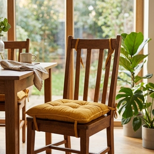 Japanese-style Seat Cushion High-Resilience <b>Padded</b> Cushion Soft Thick Square American-Style Mat Cushion - Product Image 3