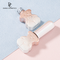 Vernis à ongles gel dégradé rose, flacon en verre 5ml, flacon de vernis à ongles vide, ours mignon avec logo personnalisable