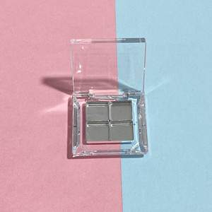 Acrylic Transparent Eyeshadow Palette 4 Color Square Cosmetic Packaging Highlight <b>Box</b> For Makeup Storage - Product Image 3