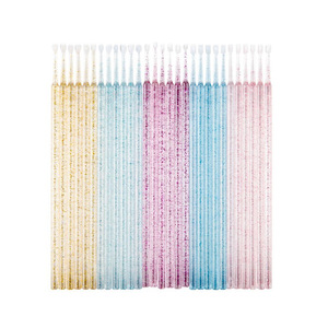 Mini brosse Nano pointe Micro applicateur brosse coton-tige <span class=keywords><strong>Bub</strong></span> maquillage 100 pièces paillettes PMU cils sourcils outils - Product Image 1
