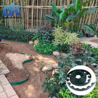 Alat Pembatas Rumput dan Batu Tipe T untuk Taman, Tinggi 10cm, Anti Penuaan, Sabuk Isolasi Rumput dan Batu untuk Pagar Pembatas Taman