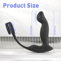 S-Hande - Jouets sexuels pour adultes - Design ergonomique pour la prostate masculine - Masseur - Anneau pénien de qualité supérieure - Mode de vibration - Plugs anaux en silicone pour couples